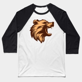 Screaming Bear Baseball T-Shirt